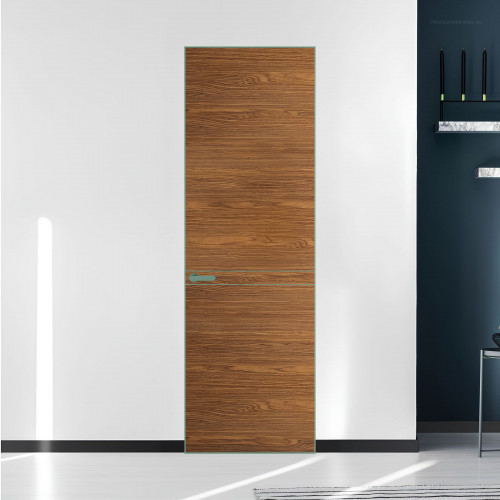 11 VE-H натуральный шпон Espresso 35M профиль Зеленый воск ProfilDoors Orange