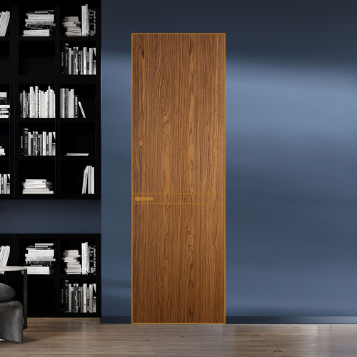 11 VE-V натуральный шпон Espresso 35M профиль Бронза ProfilDoors Orange