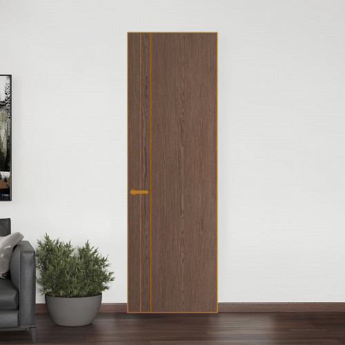 12 VE-V натуральный шпон Bianche Notti 822M профиль Бронза ProfilDoors Orange