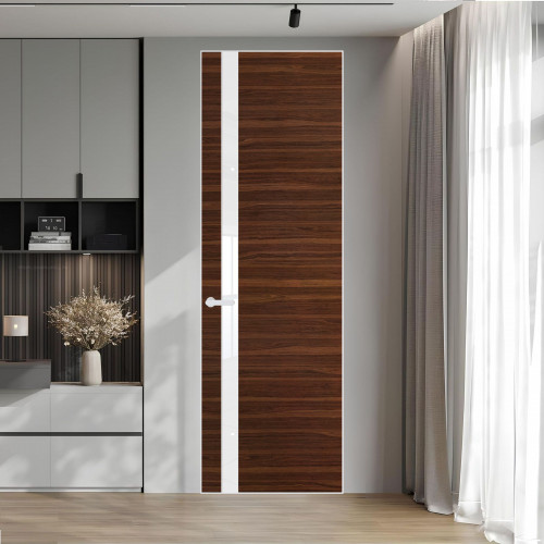 18 VE-H натуральный шпон Albero 1294M профиль Вайт вставка Лак классик ProfilDoors Orange