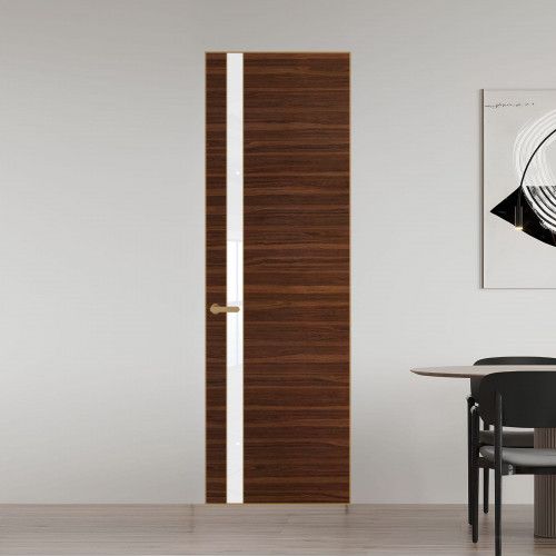 18 VE-H натуральный шпон Albero 1294M профиль Золото вставка Лак классик ProfilDoors Orange