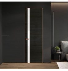 18 VE-H натуральный шпон Bianche Notti 069S профиль Медь вставка Лак классик ProfilDoors Orange
