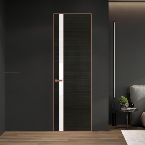 18 VE-H натуральный шпон Bianche Notti 069S профиль Медь вставка Лак классик ProfilDoors Orange