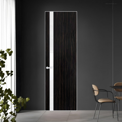 18 VE-V натуральный шпон Espresso 1042S профиль Вайт вставка Лак классик ProfilDoors Orange