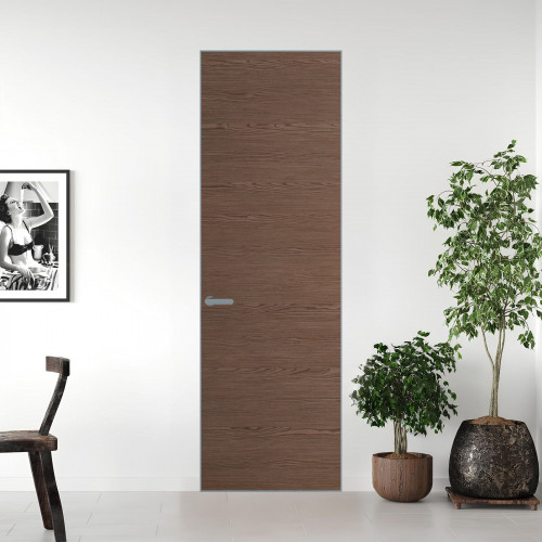 1 VE-H натуральный шпон Bianche Notti 822M профиль Серебро ProfilDoors Orange