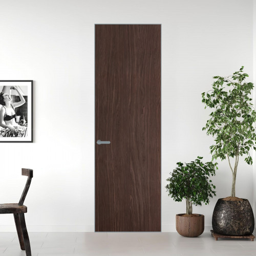1 VE-V натуральный шпон Espresso 1386M профиль Серебро ProfilDoors Orange