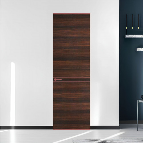 11 VE-H натуральный шпон Albero 1398S профиль Красный антрацит ProfilDoors Orange