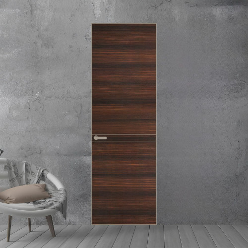 11 VE-H натуральный шпон Albero 1398S профиль Никель матовый ProfilDoors Orange