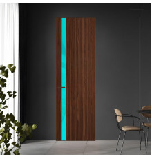 18 VE-V натуральный шпон Albero 1294M профиль Деорэ вставка Мята лак ProfilDoors Orange