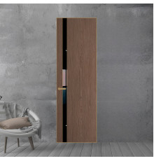 18 VE-V натуральный шпон Bianche Notti 822M профиль Золото вставка Черный лак ProfilDoors Orange