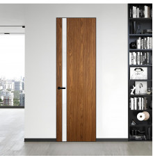 18 VE-V натуральный шпон Espresso 35M профиль Черный матовый вставка Лак классик ProfilDoors Orange