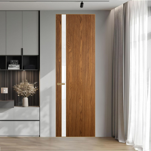 18 VE-V натуральный шпон Espresso 35M профиль Золото вставка Лак классик ProfilDoors Orange