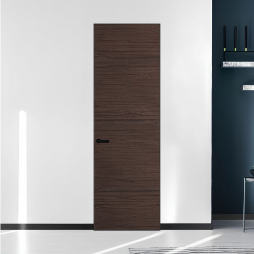 1 VE-H натуральный шпон Espresso 360M профиль Черный матовый ProfilDoors Orange