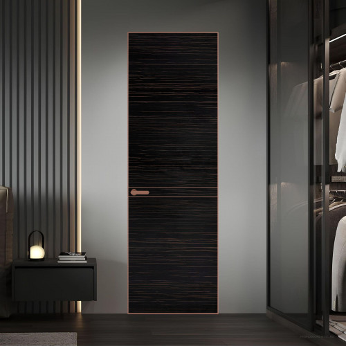 11 VE-H натуральный шпон Espresso 1042S профиль Медь ProfilDoors Orange