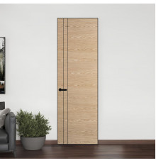 12 VE-H натуральный шпон Duna 500C профиль Черный муар ProfilDoors Orange