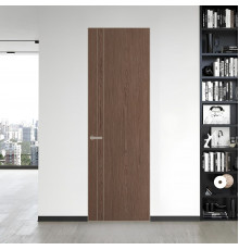 12 VE-V натуральный шпон Bianche Notti 822M профиль Никель матовый ProfilDoors Orange