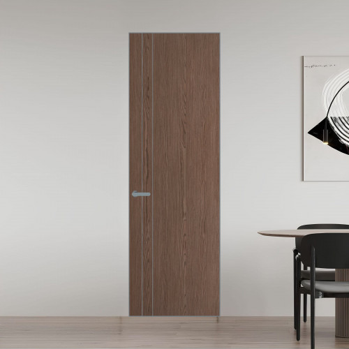 12 VE-V натуральный шпон Bianche Notti 822M профиль Серебро ProfilDoors Orange