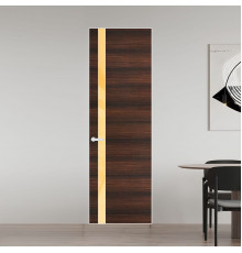 18 VE-H натуральный шпон Albero 1398S профиль Вайт вставка Кремовый лак ProfilDoors Orange