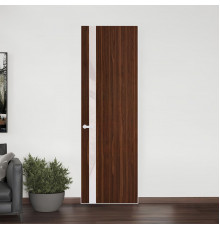 18 VE-V натуральный шпон Albero 1294M профиль Вайт вставка Светло-серый лак ProfilDoors Orange