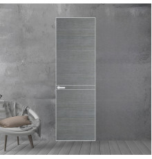 11 VE-H натуральный шпон Bianche Notti 01Q профиль Вайт ProfilDoors Orange