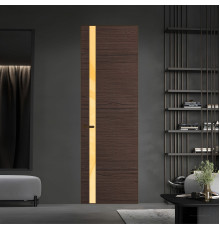 18 VE-H натуральный шпон Espresso 360M профиль Деорэ вставка Кремовый лак ProfilDoors Orange