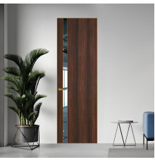 18 VE-V натуральный шпон Albero 1398S профиль Бронза вставка Зеркало ProfilDoors Orange