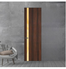 18 VE-V натуральный шпон Albero 1398S профиль Серая ночь вставка Кремовый лак ProfilDoors Orange