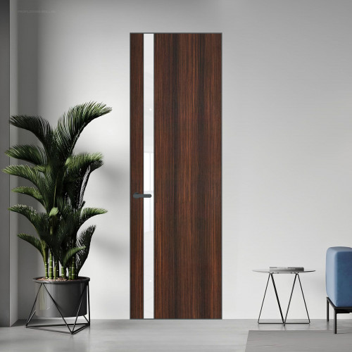 18 VE-V натуральный шпон Albero 1398S профиль Серая ночь вставка Лак классик ProfilDoors Orange
