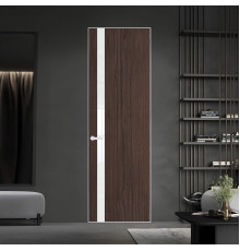 18 VE-V натуральный шпон Espresso 360M профиль Вайт вставка Лак классик ProfilDoors Orange