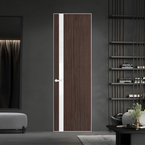 18 VE-V натуральный шпон Espresso 360M профиль Вайт вставка Лак классик ProfilDoors Orange