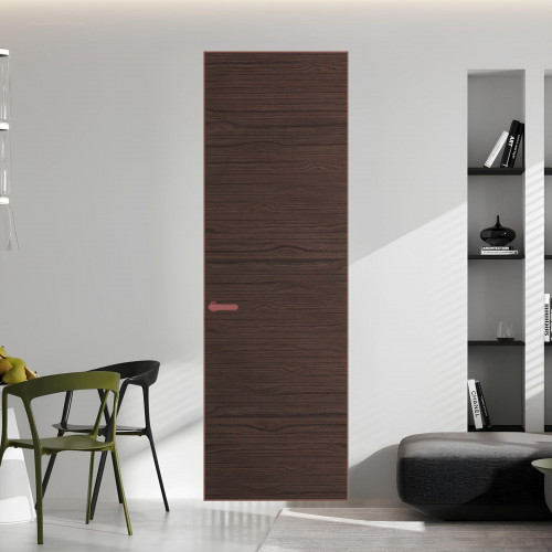1 VE-H натуральный шпон Espresso 360M профиль Красный антрацит ProfilDoors Orange