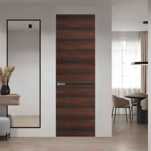 11 VE-H натуральный шпон Albero 1398S профиль Серебро ProfilDoors Orange
