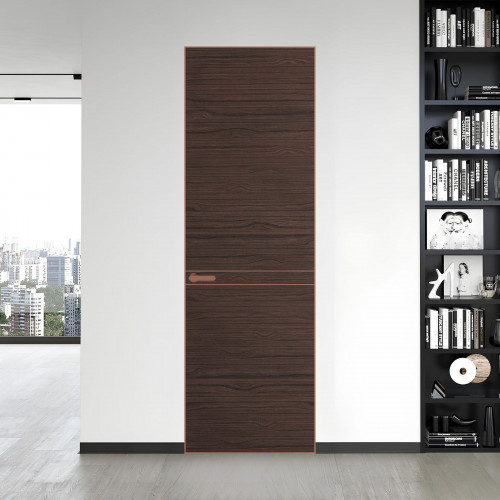 11 VE-H натуральный шпон Espresso 360M профиль Медь ProfilDoors Orange