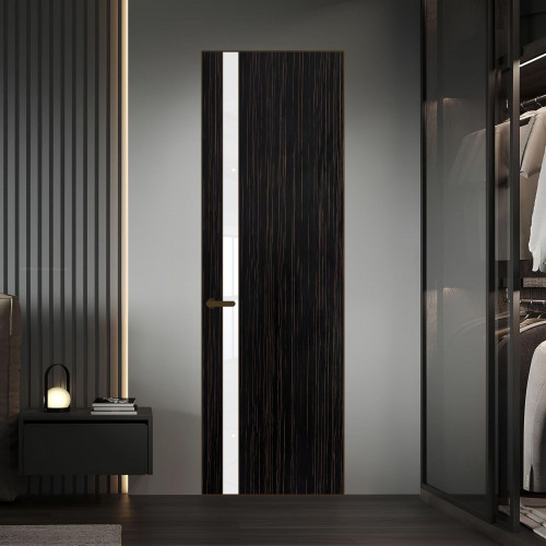 18 VE-V натуральный шпон Espresso 1042S профиль Деорэ вставка Лак классик ProfilDoors Orange