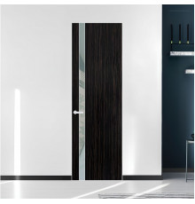 18 VE-V натуральный шпон Espresso 1042S профиль Вайт вставка Теплый серый лак ProfilDoors Orange