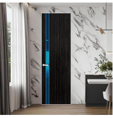 18 VE-V натуральный шпон Espresso 1042S профиль Вайт вставка Зеркало Blue ProfilDoors Orange