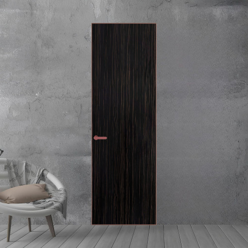 1 VE-V натуральный шпон Espresso 1042S профиль Красный антрацит ProfilDoors Orange