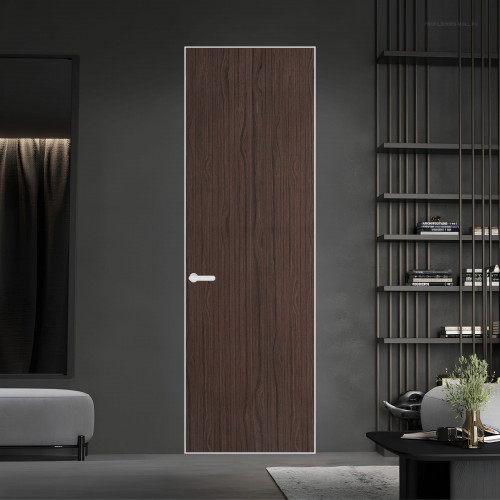 1 VE-V натуральный шпон Espresso 360M профиль Вайт ProfilDoors Orange