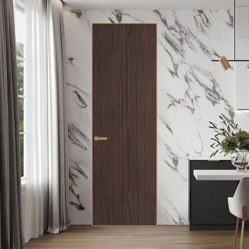 1 VE-V натуральный шпон Espresso 360M профиль Золото ProfilDoors Orange