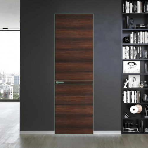11 VE-H натуральный шпон Albero 1398S профиль Зеленый воск ProfilDoors Orange