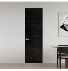 11 VE-H натуральный шпон Espresso 1042S профиль Вайт ProfilDoors Orange