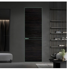 11 VE-H натуральный шпон Espresso 1042S профиль Зеленый воск ProfilDoors Orange