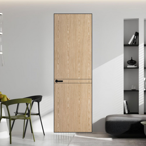 11 VE-V натуральный шпон Duna 500C профиль Черный муар ProfilDoors Orange