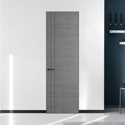 12 VE-H натуральный шпон Bianche Notti 01Q профиль Деорэ ProfilDoors Orange