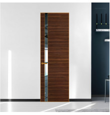 18 VE-H натуральный шпон Albero 1294M профиль Бронза вставка Зеркало ProfilDoors Orange