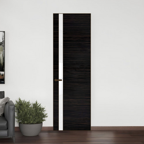 18 VE-H натуральный шпон Espresso 1042S профиль Деорэ вставка Лак классик ProfilDoors Orange