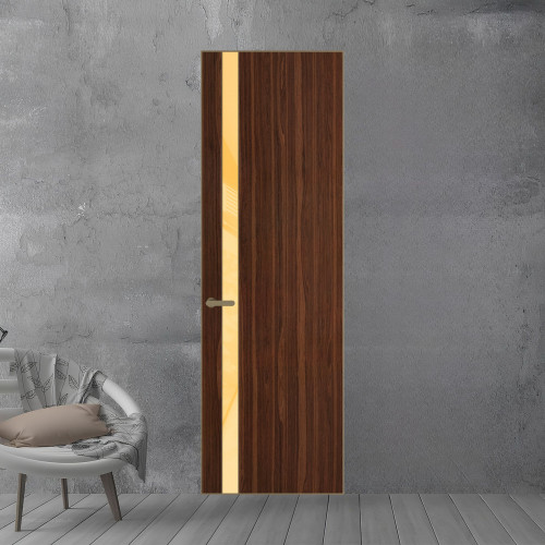 18 VE-V натуральный шпон Albero 1294M профиль Шампань вставка Кремовый лак ProfilDoors Orange
