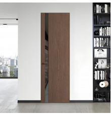 18 VE-V натуральный шпон Bianche Notti 822M профиль Деорэ вставка Графит лак ProfilDoors Orange