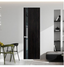 18 VE-V натуральный шпон Espresso 1042S профиль Вайт вставка Зеркало Grey ProfilDoors Orange