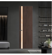 18 VE-V натуральный шпон Espresso 360M профиль Серая ночь вставка Бежевый лак ProfilDoors Orange